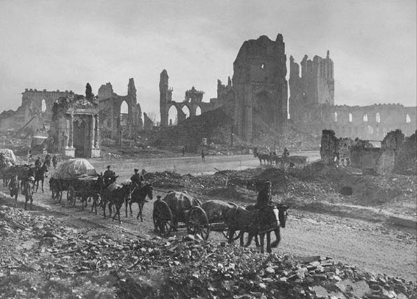 H:\Downloads\Wallpaper\WW1\Compressed photos\c_44-r_Ruins of the Cloth Hall, cathedral and bishop's place, Ypres.jpg